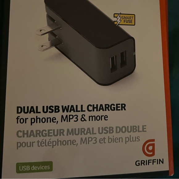 PowerBlock Smart Fuse Griffin Dual Universal USB Wall Charger - Picture 5 of 7
